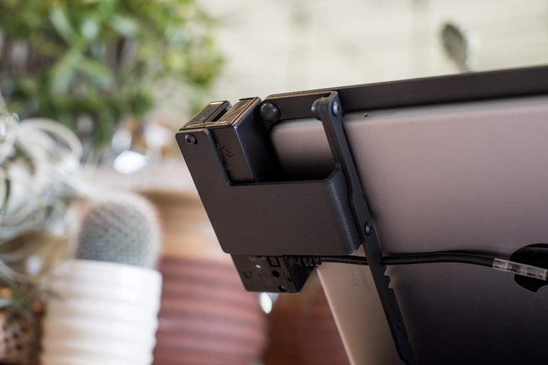 Heckler Design Windfall Tischhalterung für iPad 9.7", iPad 2017, iPad2018 (Schwarz, Grau)