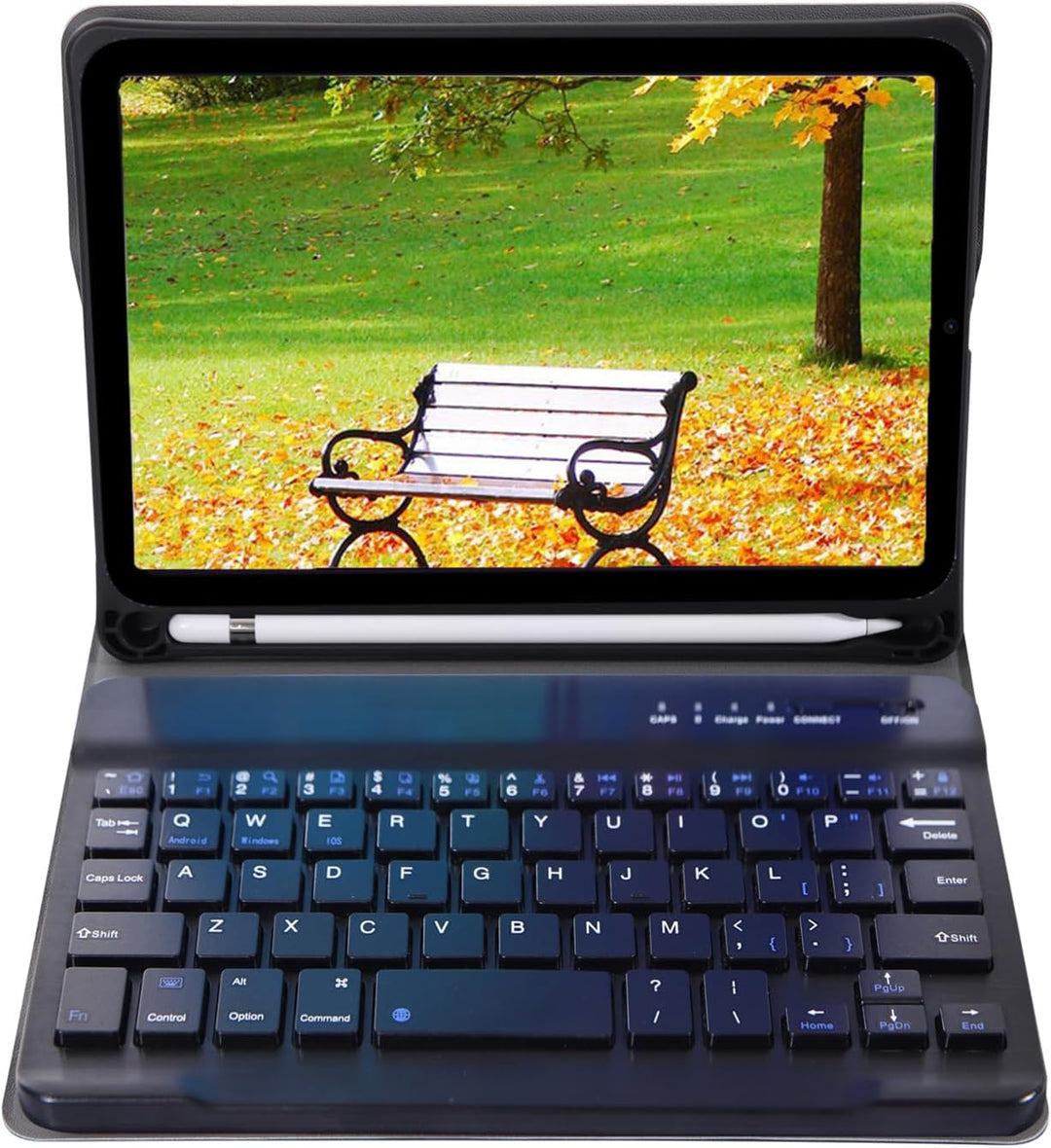 Tastatur hülle für iPad mini A17 Pro/mini6 8.3",Schwarz | cover mit Tastatur magnetische abnehmbare