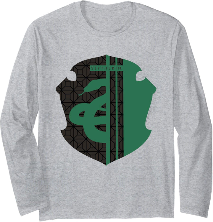 Harry Potter Slytherin Shield Langarmshirt