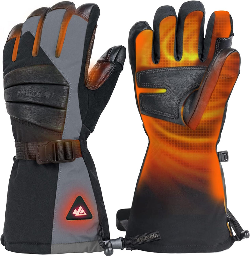 Unigear beheizbare Handschuhe mit Schnellladen für Damen und Herren, beheizte wärmende Winter Handsc