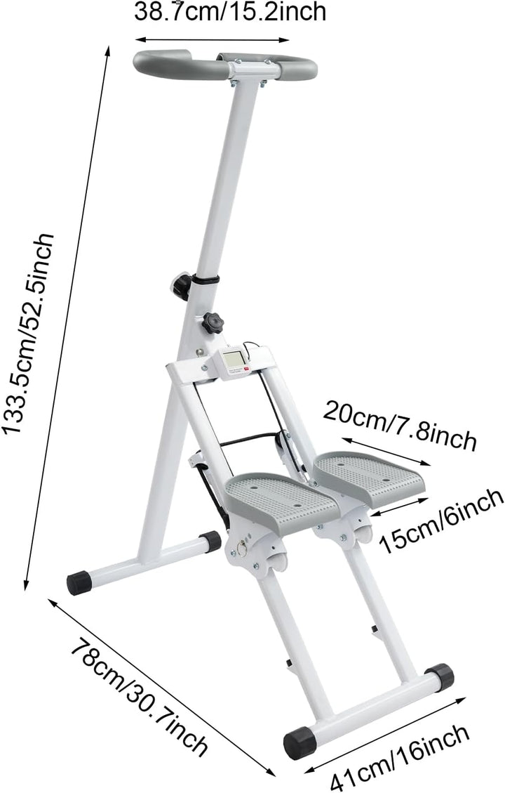 Stairmaster Für Zuhause Stair Stepper Treppensteiger Fitnessgerät Faltbarer Vertikaler Mit 10 Kg Tra