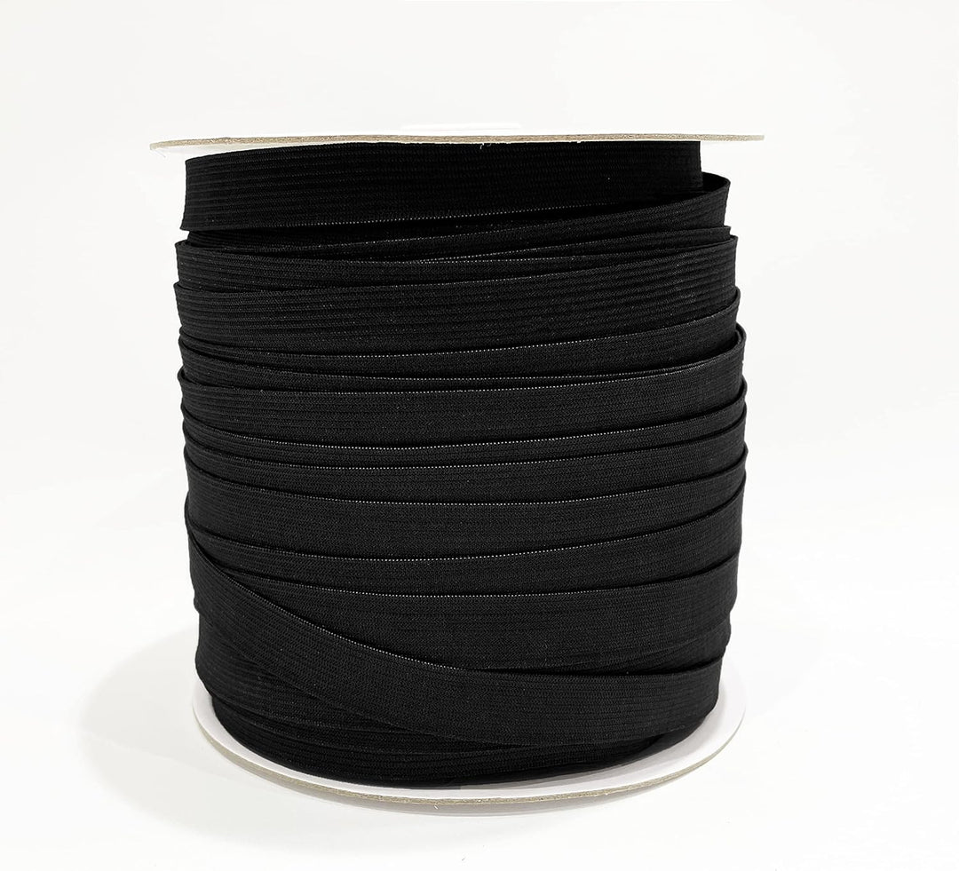 100 Meter Gummiband auf Rolle, Breite 8 mm, elastisches Nähband, Gummiband zum Nähen auf Kleidung un