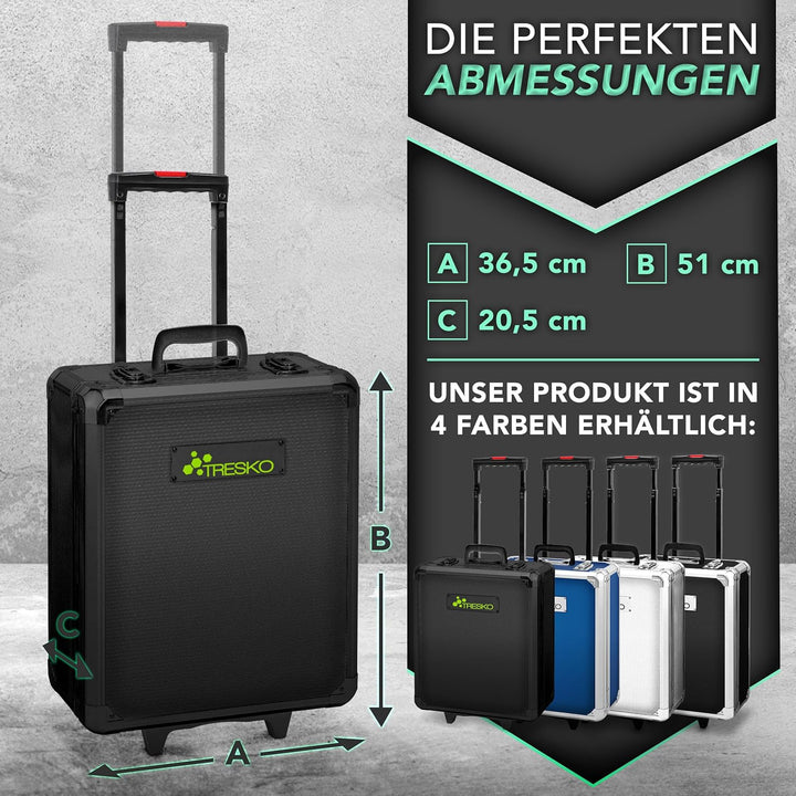 TRESKO Werkzeugkoffer 1400 teilig | Werkzeugkasten gefüllt | Werkzeugkiste Profi | Werkzeugtasche |