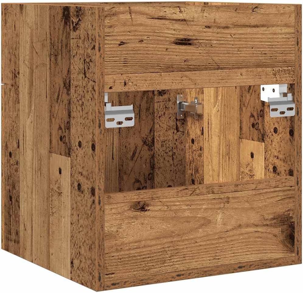vidaXL Waschbeckenschrank Altholz-Optik 41x38,5x46 Holzwerkstoff Altholz 41 x 38.5 x 46 cm, Altholz