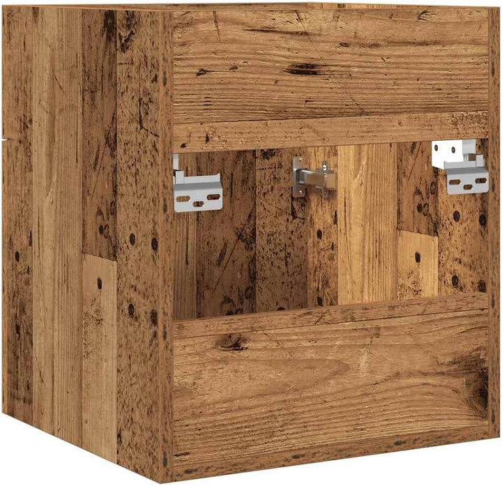 vidaXL Waschbeckenschrank Altholz-Optik 41x38,5x46 Holzwerkstoff Altholz 41 x 38.5 x 46 cm, Altholz