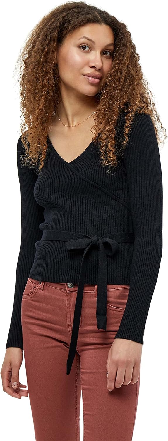 Desires Women's Jea Wrap Cardigan S 9000 Black, S 9000 Black