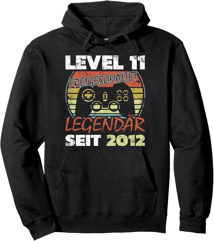 Level 11 freigeschaltet legendär seit 2012 Pullover Hoodie