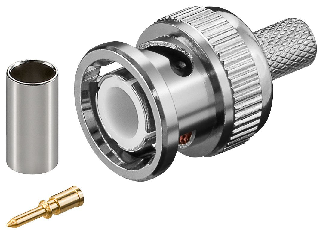 MANAX BNC-Crimp-Stecker (20 Stück) für RG 59, 75 Ohm