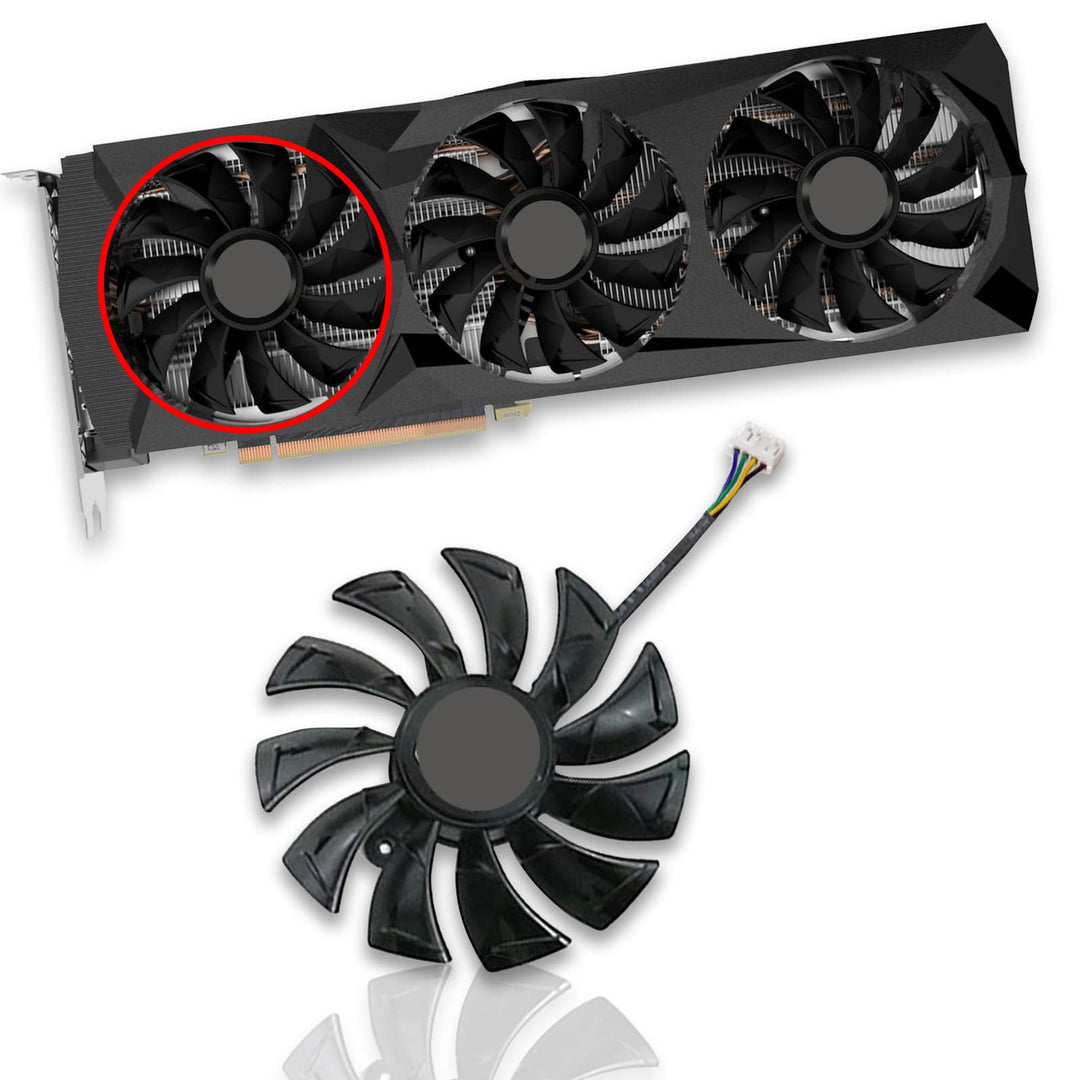 87 mm GA92S2U DC12V 0.46A 4PIN Grafikkarte Kühlt Lüfter für ZOTAC GeForce RTX 2080 RTX 2080 Ti AMP E