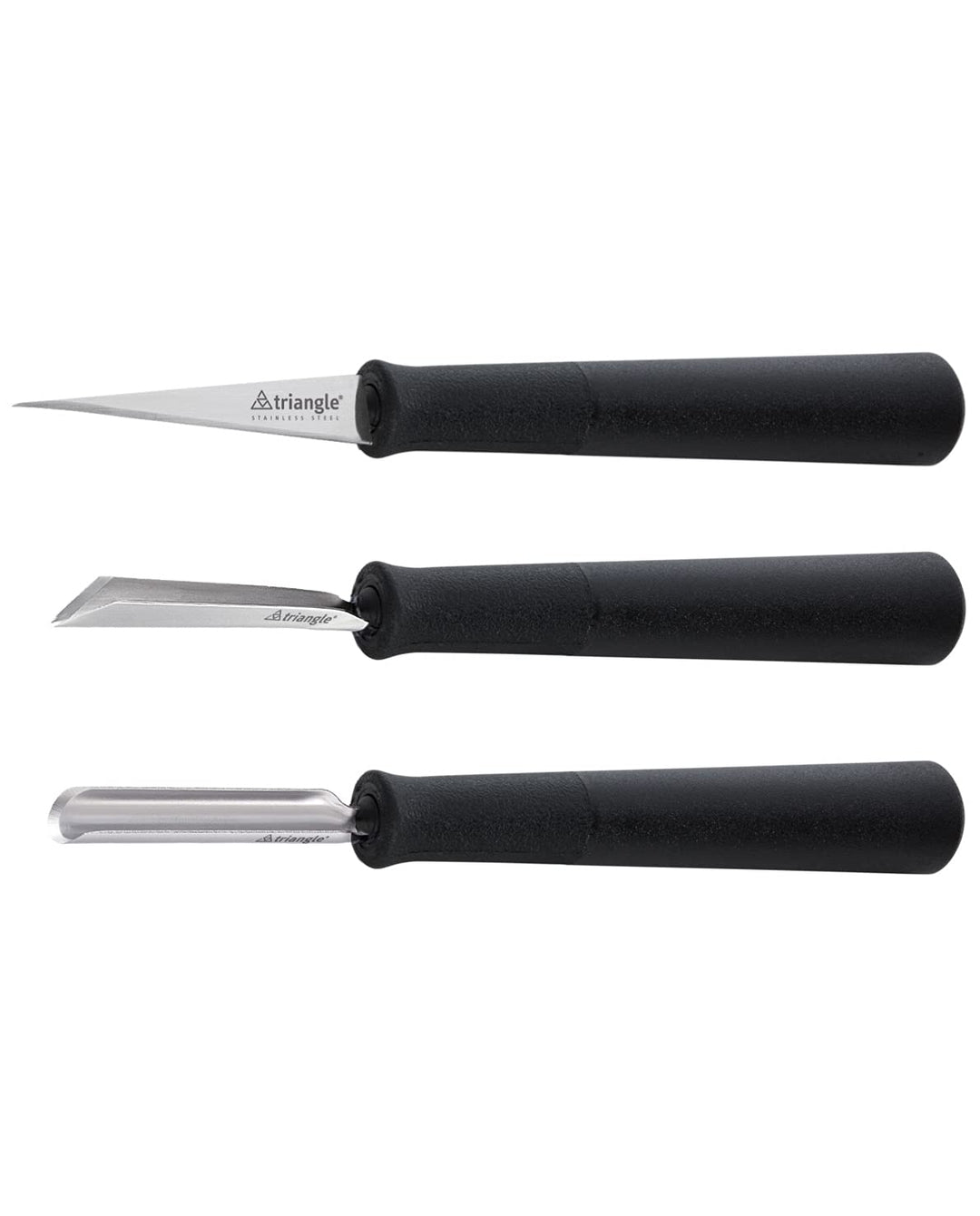 triangle 90 857 03 02 Schnitzmesser Set Basic, 3 teilig Carving Schnitz Werkzeuge in professioneller