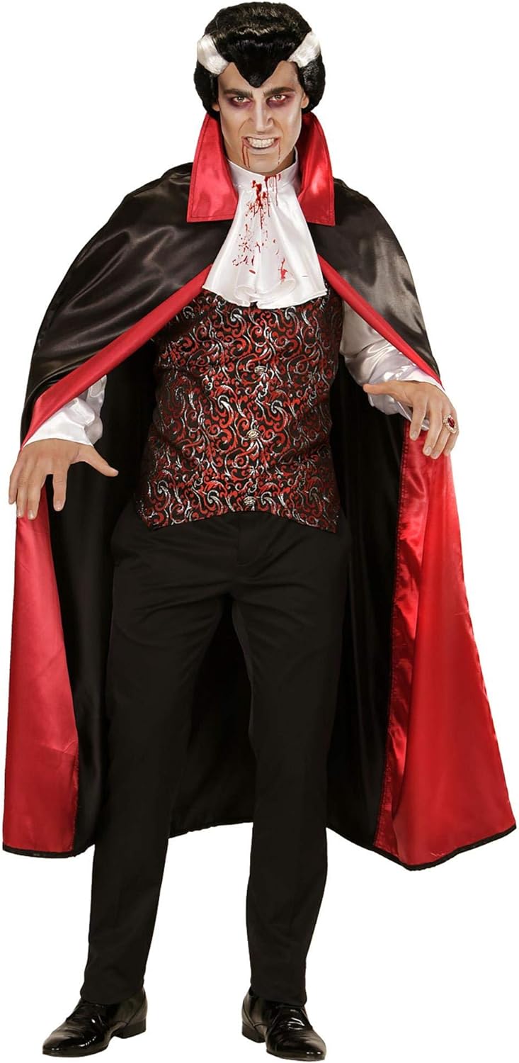 "BLOODY VAMPIRE" (shirt with vest and jabot, cape) - (L), L