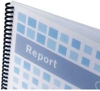 GBC PolyTechno Bindedeckel Polypropylen 700 Mikron A4 50 Stück Ice White