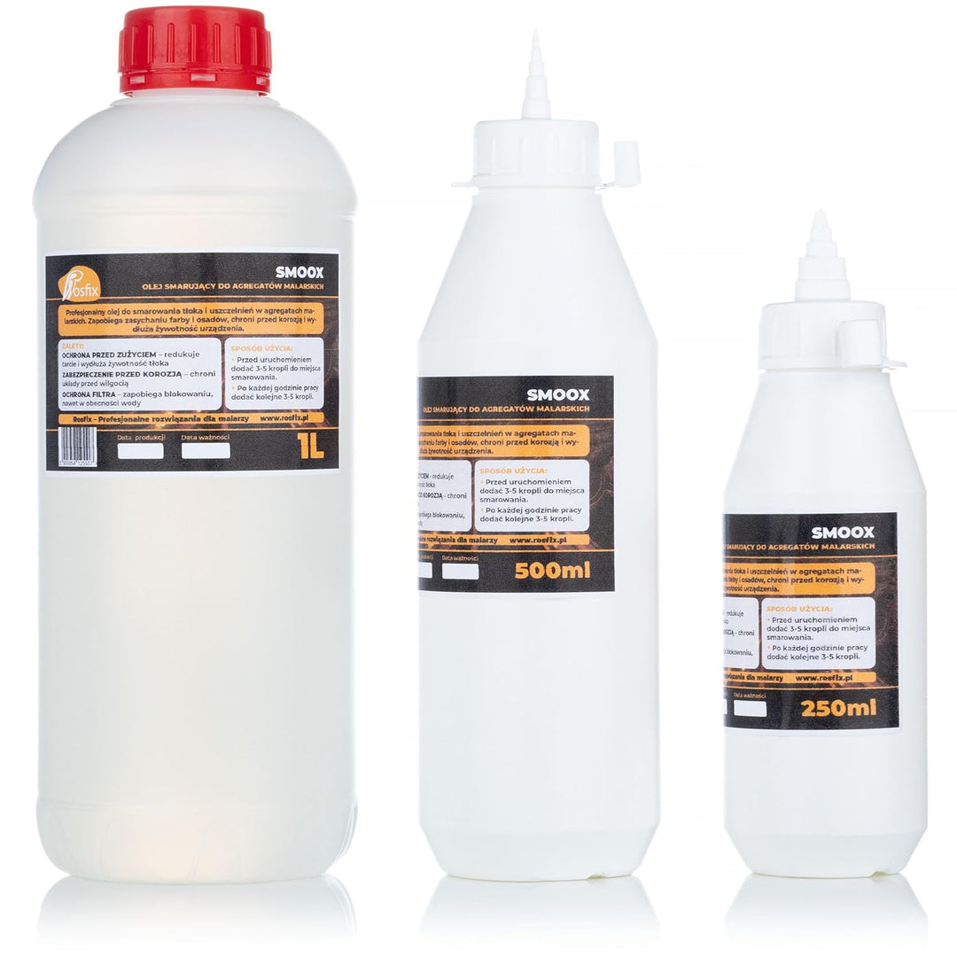 Smoox – Schmieröl für Farbspritzgeräte | 500 ml Kapazität | Reduziert Reibung, Korrosion und Ablager