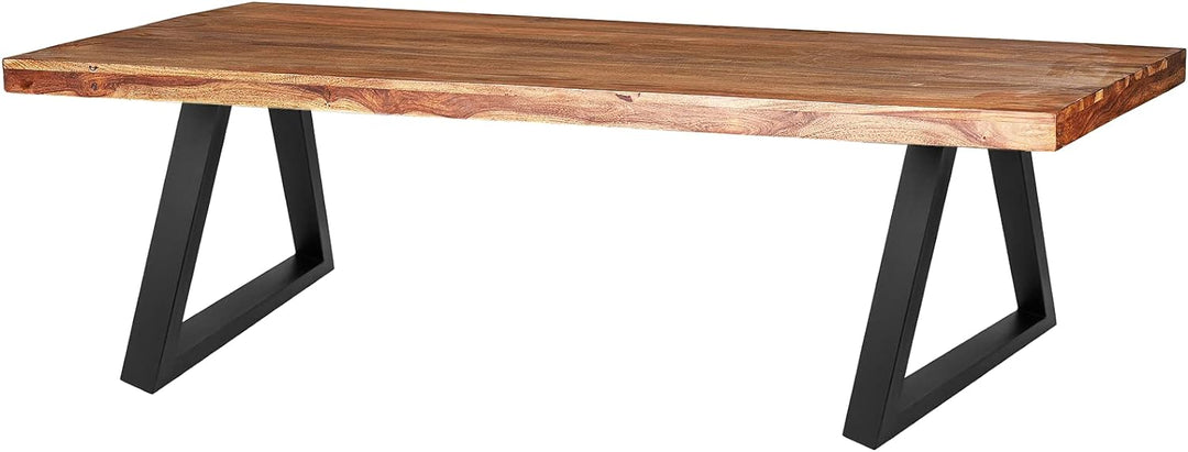PrimeMatik - Beine für Kleiner Tisch rechteckig aus Stahl 480 x 60 x 420 mm 2-Pack
