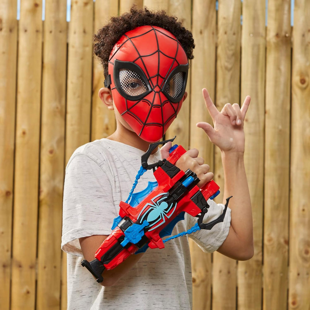Marvel Spider-Man Dart & Splash Blaster, Superhelden-Spielzeug ab 5 Jahren, Nerf Spider-Man Blaster,