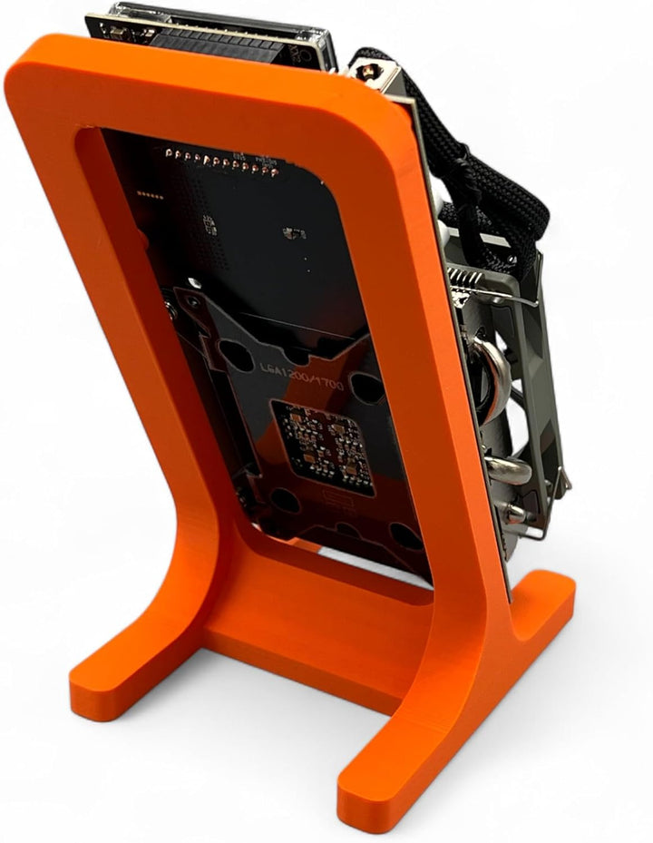 Ständer und Halterung für NerdQaxe++ ASIC Miner Stand NerdQaxe+ BTC Miner (Orange), Orange