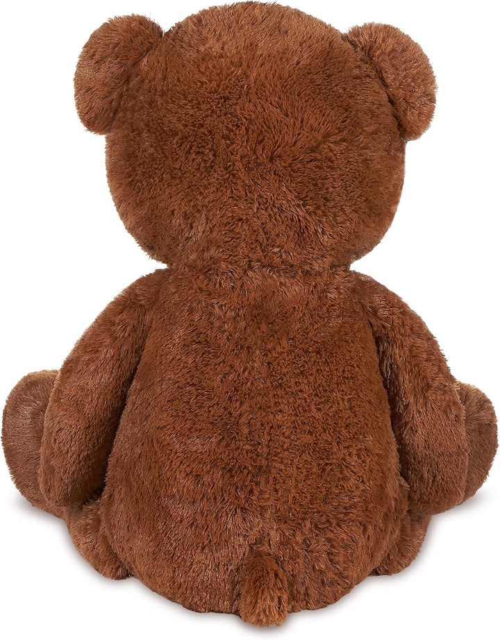 BRUBAKER XXL Teddybär 100 cm - Dunkelbraun - Stofftier Plüschtier Kuscheltier Braun, Braun