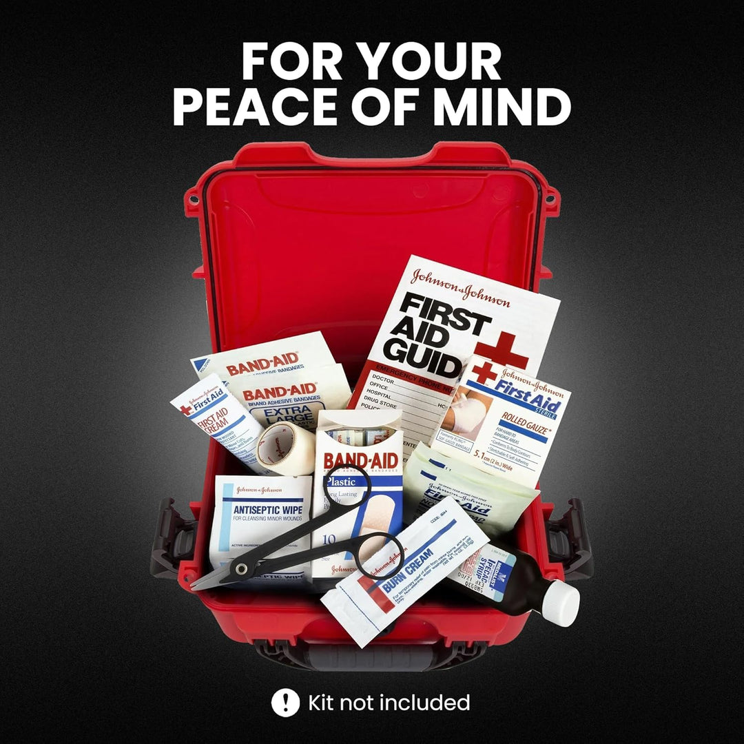 Nanuk 968 wasserdichter Hartschalenkoffer mit leeren Rädern Erste Hilfe - Medium, Erste Hilfe - Medi