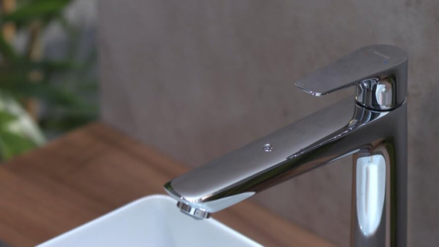 Hansgrohe Talis E Waschtischarmatur 11 ohne Ablaufgarnitur Brushed Schwarz Chrome Auslaufhöhe 240mm