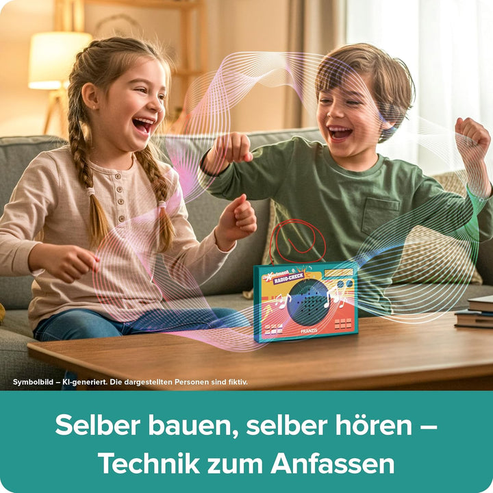 FRANZIS 67228 - CheXperiment - Radio Check - Entdecke mit Checker Tobi die Welt des Radios und baue