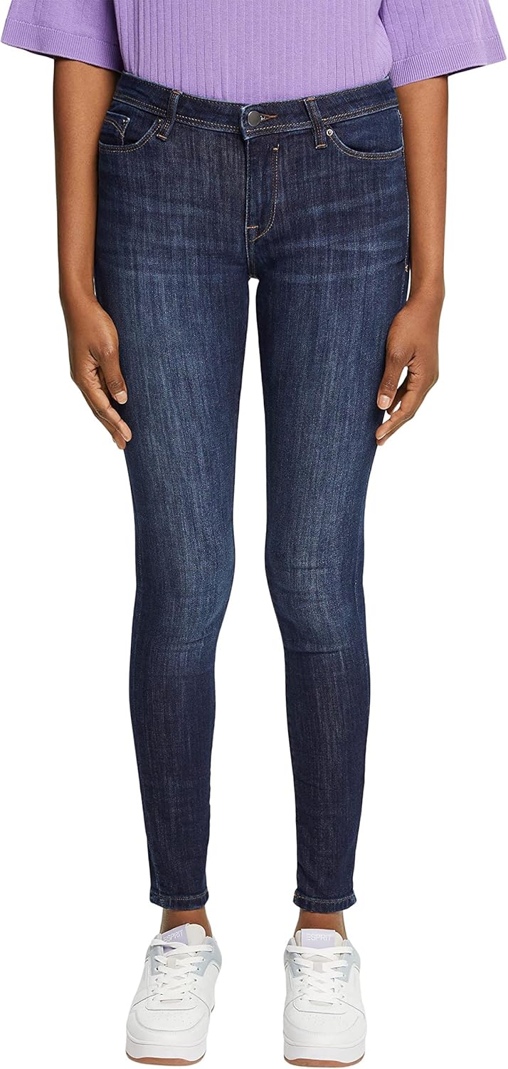 ESPRIT Damen Jeans 26W / 32L 901/Blue Dark Wash - New 2, 26W / 32L 901/Blue Dark Wash - New 2