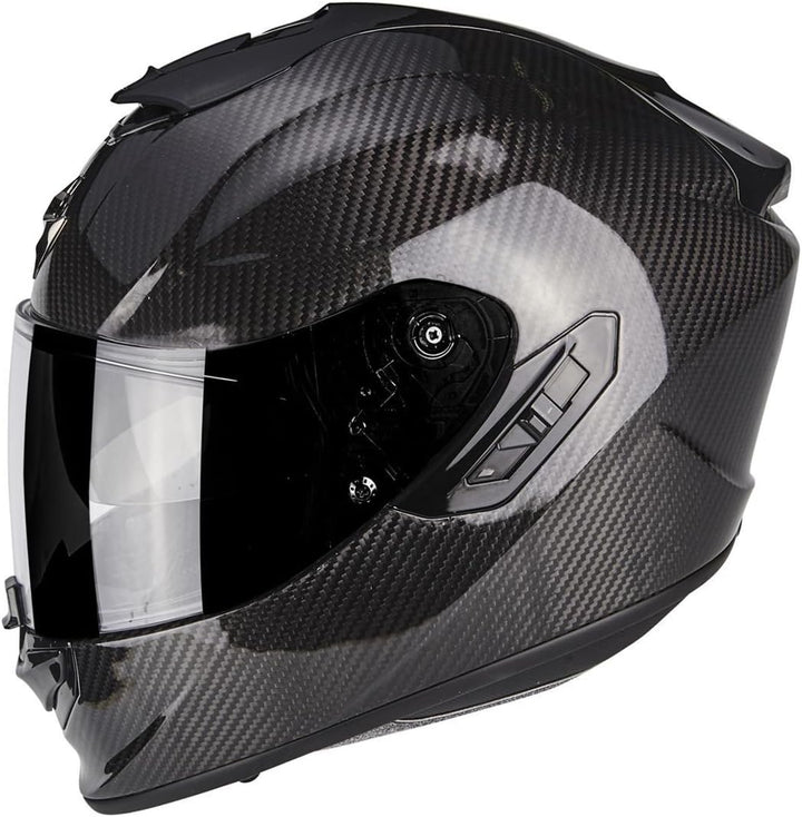 Scorpion,14-261-100-06, Motorradhelm Exo 1400 Air Carbon Solid, XL, Noir XL Schwarz, XL Schwarz