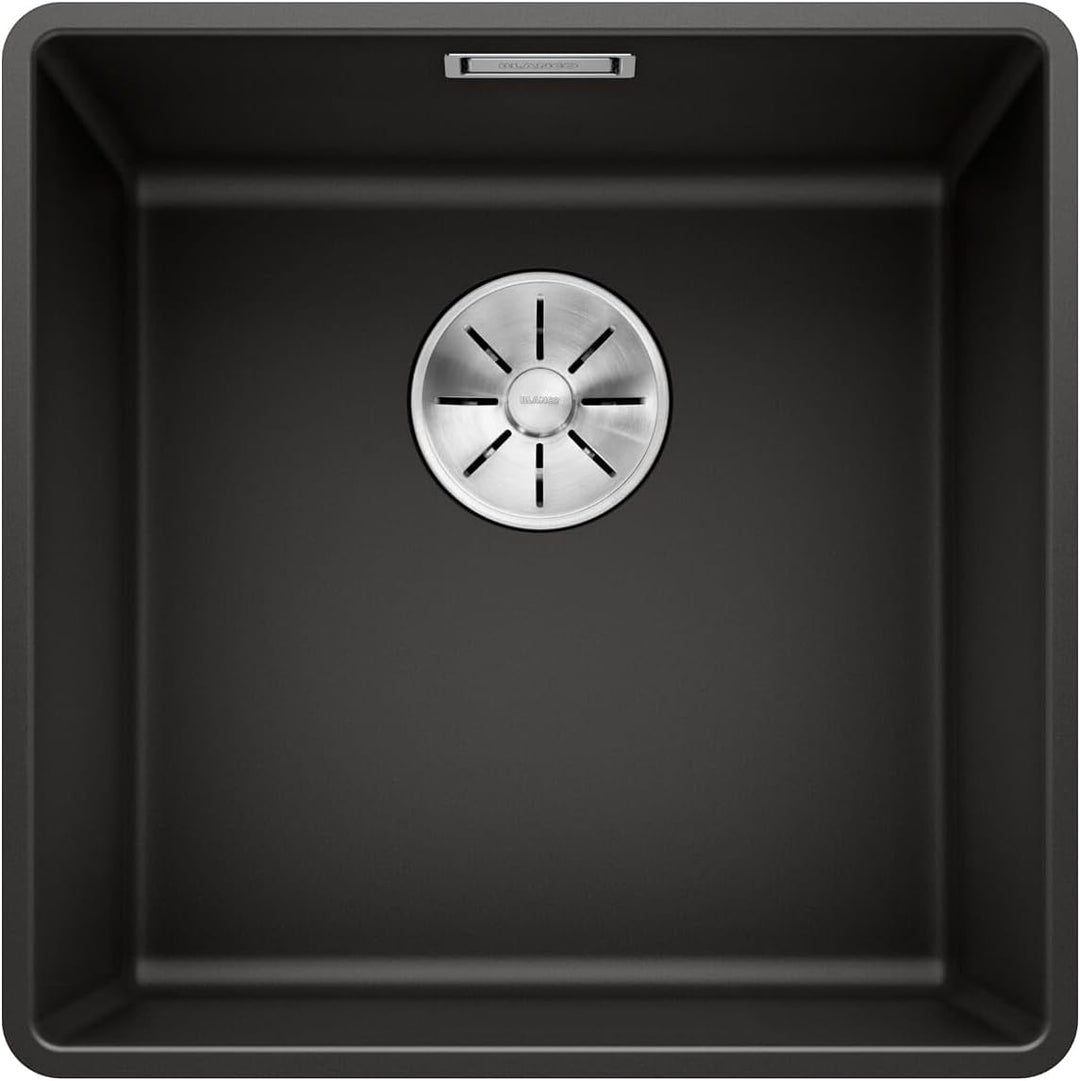 BLANCO SUBLINE 400-F | SILGRANIT schwarz | Einbauart: Flächenbündig | ohne Ablauffernbedienung | 50e