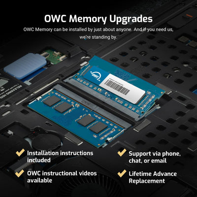 OWC - 8GB Memory Upgrade Kit - 2 x 4GB PC12800 DDR3L 1600MHz SO-DIMMs für 2011-2015 iMac, 2011-12 Ma