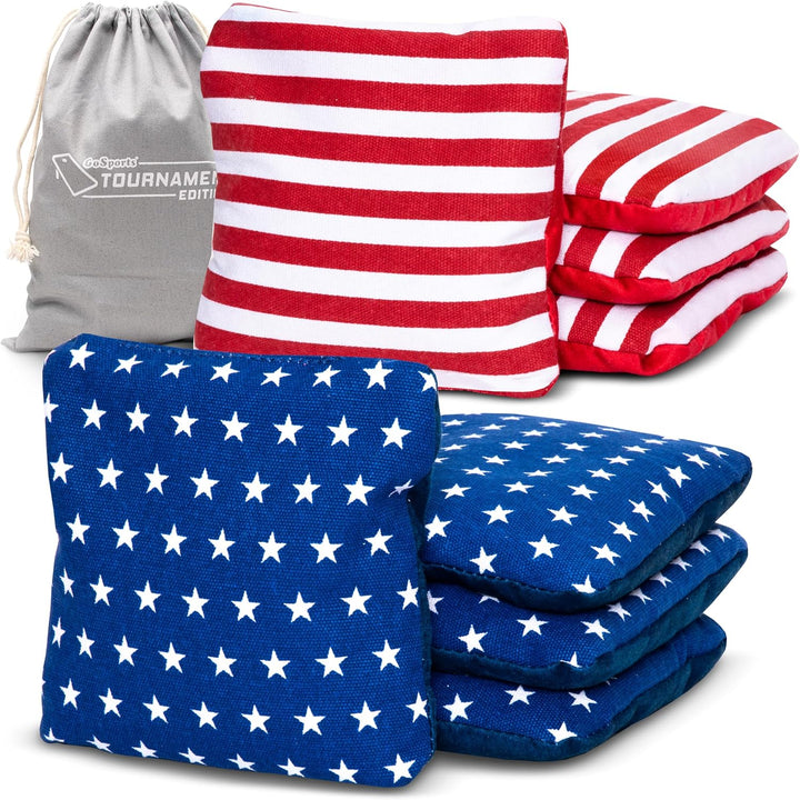 GoSports Unisex – Erwachsene Bean Bags Doppelseitige Cornhole Slide & Stop Regulierung Turnier Sitzs