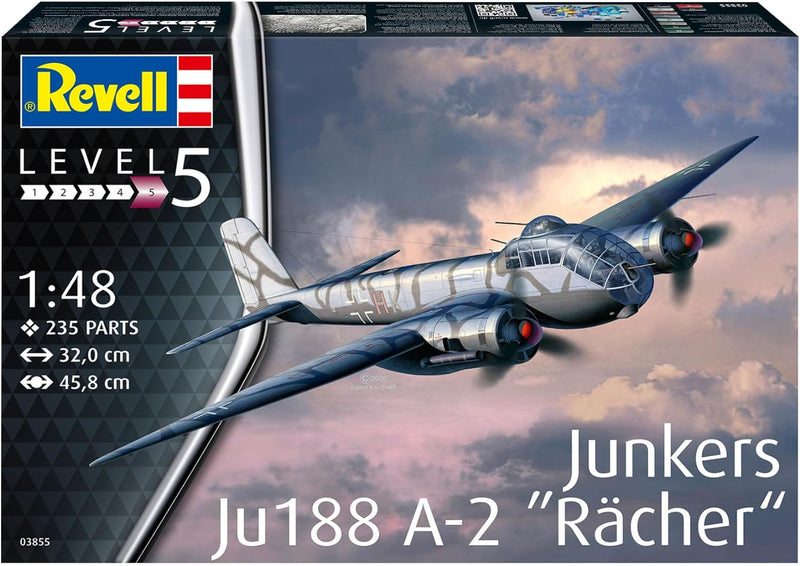 Revell 3855 Junkers Ju188 A-1 "Rächer Other License Zubehör, Unlackiert