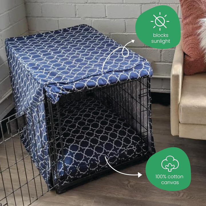 Hundekäfig-Abdeckung – passend für 76,2 x 48,3 x 53,3 cm grosse Hundebox – Hundehüttenabdeckung – Hu
