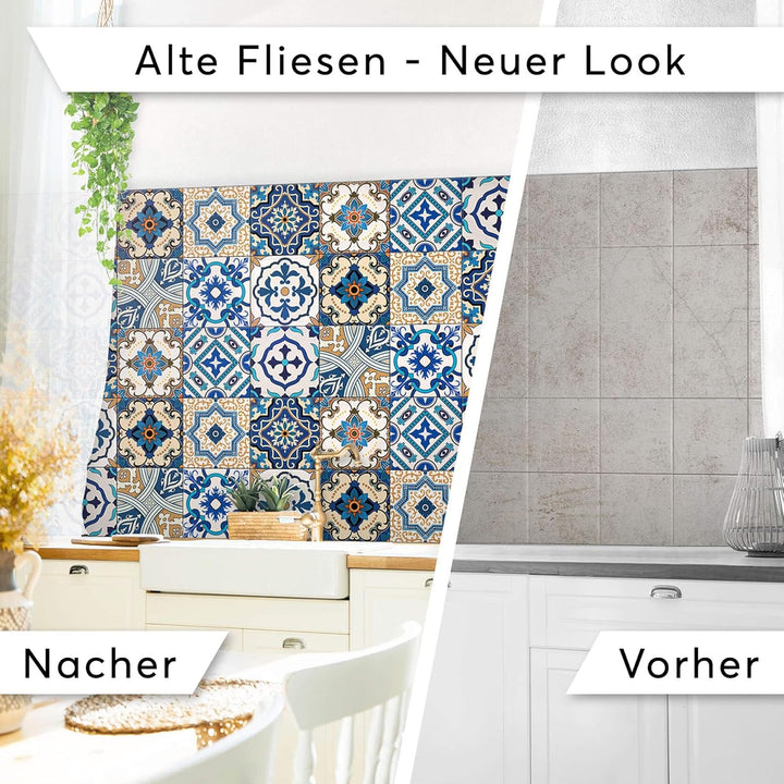 CREATISTO Mosaik Klebefliesen Stickerfliesen Fliesenfolie - Hochwertige Aufkleber Sticker für Fliese