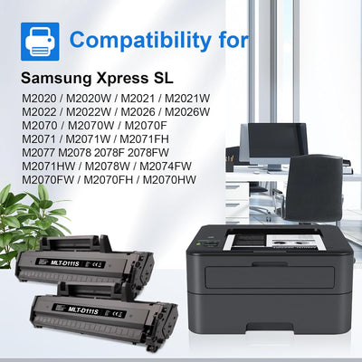 MYCARTRIDGE MLT-D111S Kompatibel für Samsung MLT D111S Toner MLT-D111L für Samsung Xpress M2070W M20