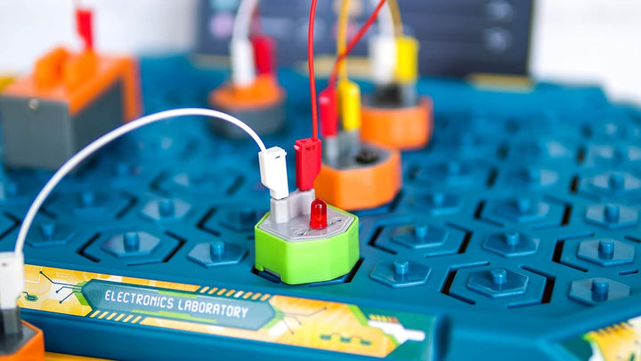 Clementoni Galileo Lab – Mein Elektro-Labor, spannender Experimentierkasten, elektronischer Bausatz