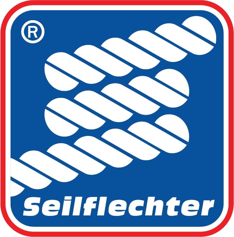SEILFLECHTER - Set mit 4 Festmacher Taifun® | Anlegeleinen mit gespleissten und getakelten 40 cm Aug