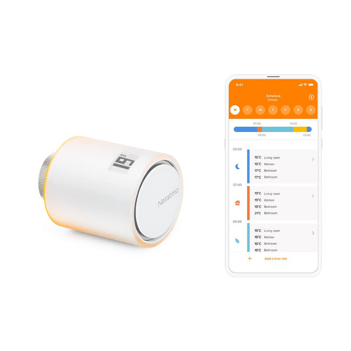 Netatmo Smartes Heizkörperthermostat - NAV-FR 1x Ventil (Old) Thermostat, 1x Ventil (Old) Thermostat