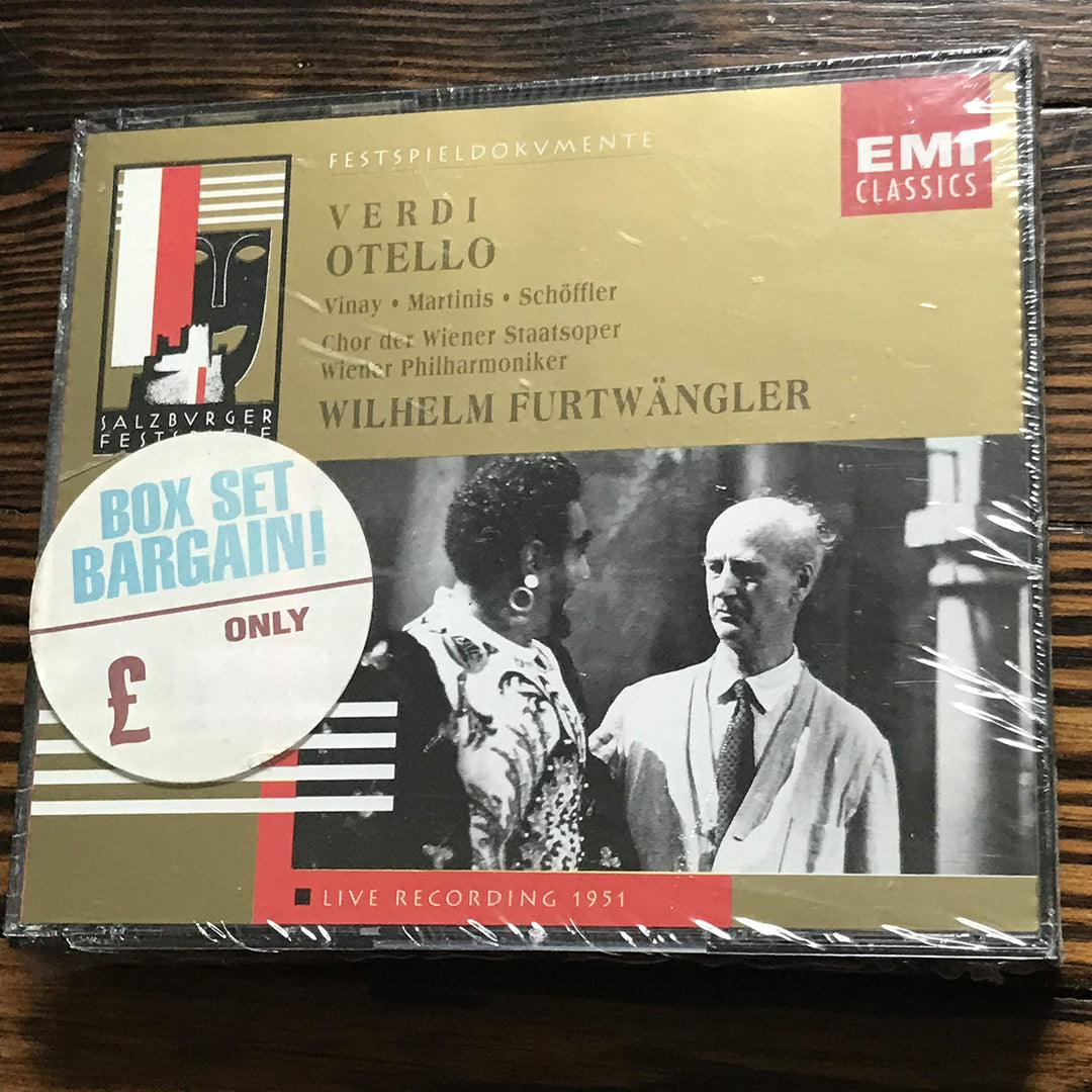 Verdi: Otello - Furtwängler - Salzburger Festspiele 1951, Audio-CD