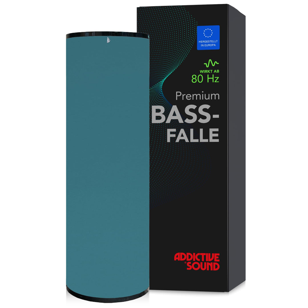 Addictive Sound Premium Schalldämmung Wand 100x30 cm Bassfalle - Akustikpaneele Wand zum Hause, Stud