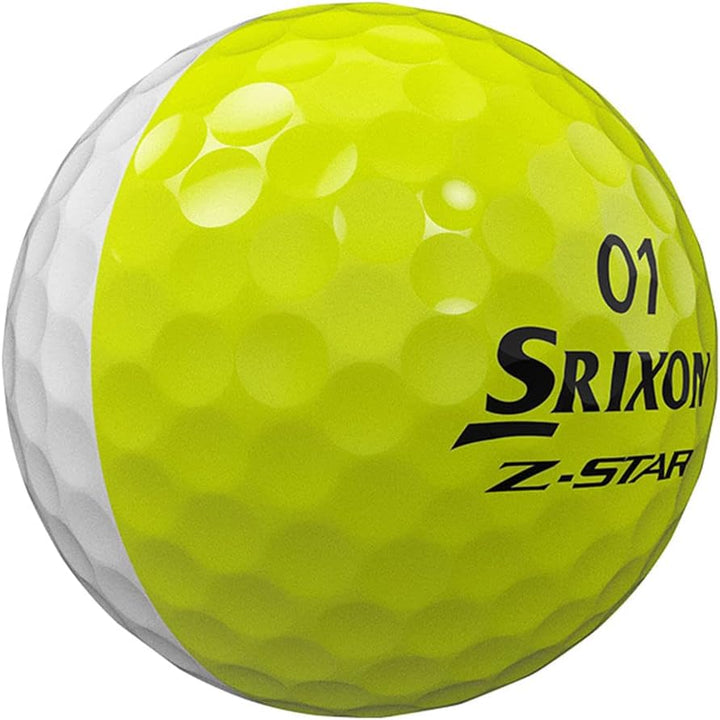 Srixon Z-Star Divide Golfbälle Weiss / Gelb, Weiss / Gelb