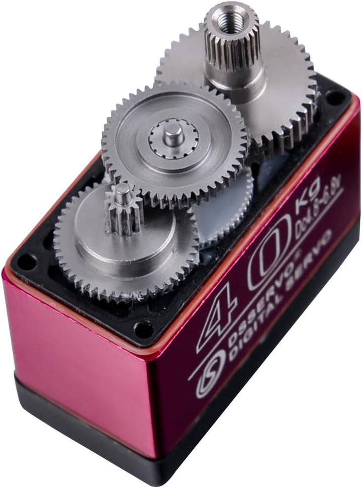 DS3240 Digitaler Servo Motor, 40 kg Drehmoment, 180/270 Grad, Wasserdicht, 2 Stück mit Zubehör (2PCS
