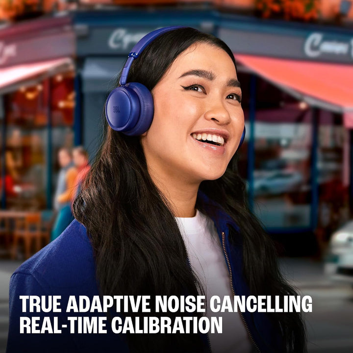JBL Live 680NC Kabellose On‑Ear‑Kopfhörer mit Adaptivem Noise Cancelling, Spatial Sound, Sprachsteue