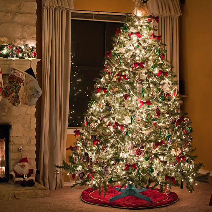 Rotierender Weihnachtsbaumständer, Künstlicher Weihnachtsbaumständer, Einstellbar Für Gefälschte Bäu
