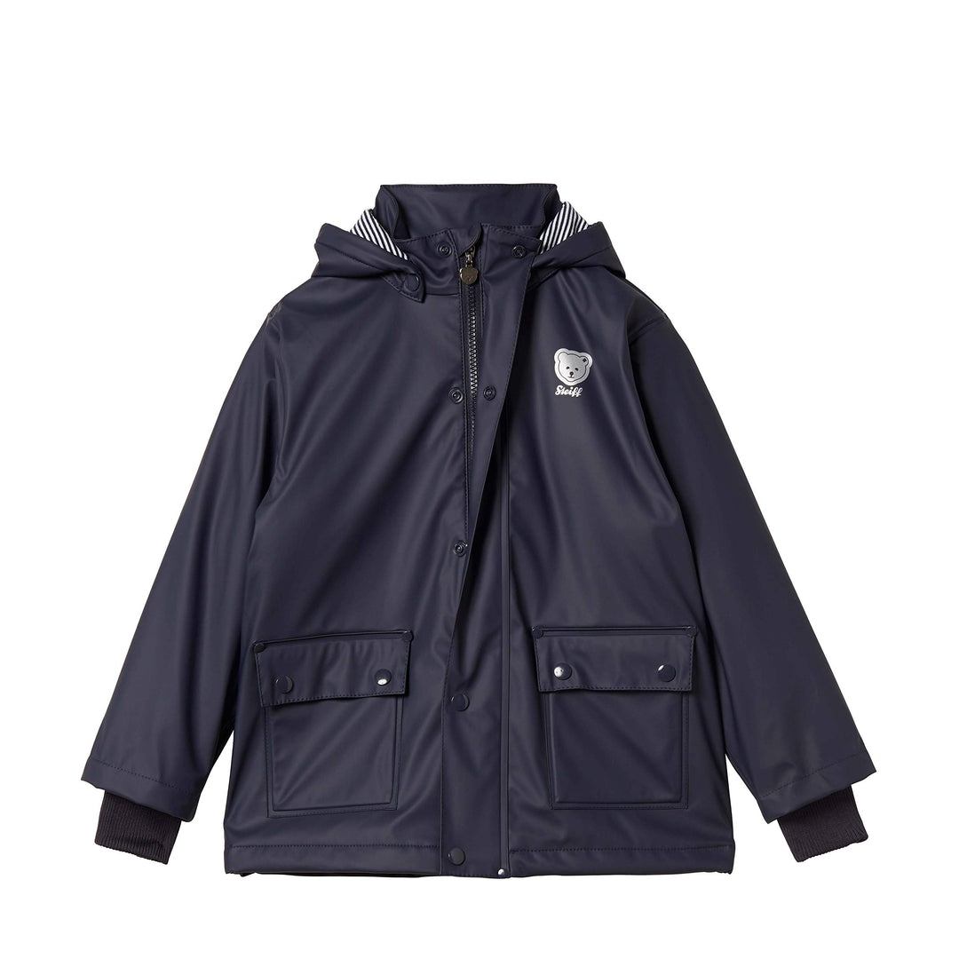 Steiff Jungen Raincoat Regenjacke 80 Blau (Black Iris 3032), 80 Blau (Black Iris 3032)