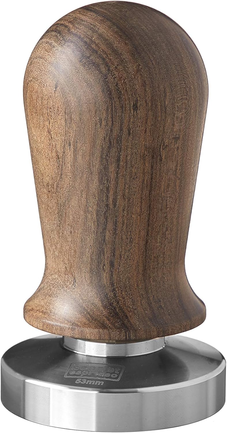 scarlet espresso | Tamper »Perfetto« für Barista; auf 35 lbs Anpressdruck kalibiriert; mit Alu- oder