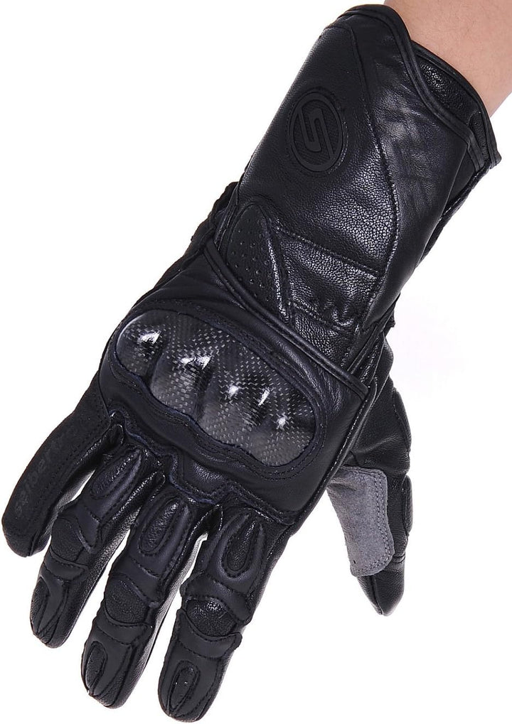 Seibertron SP2 SP-2 Leder Herren On-Road Motorrad-Handschuhe echtes Leder Moto-Cross Motobike Motorr