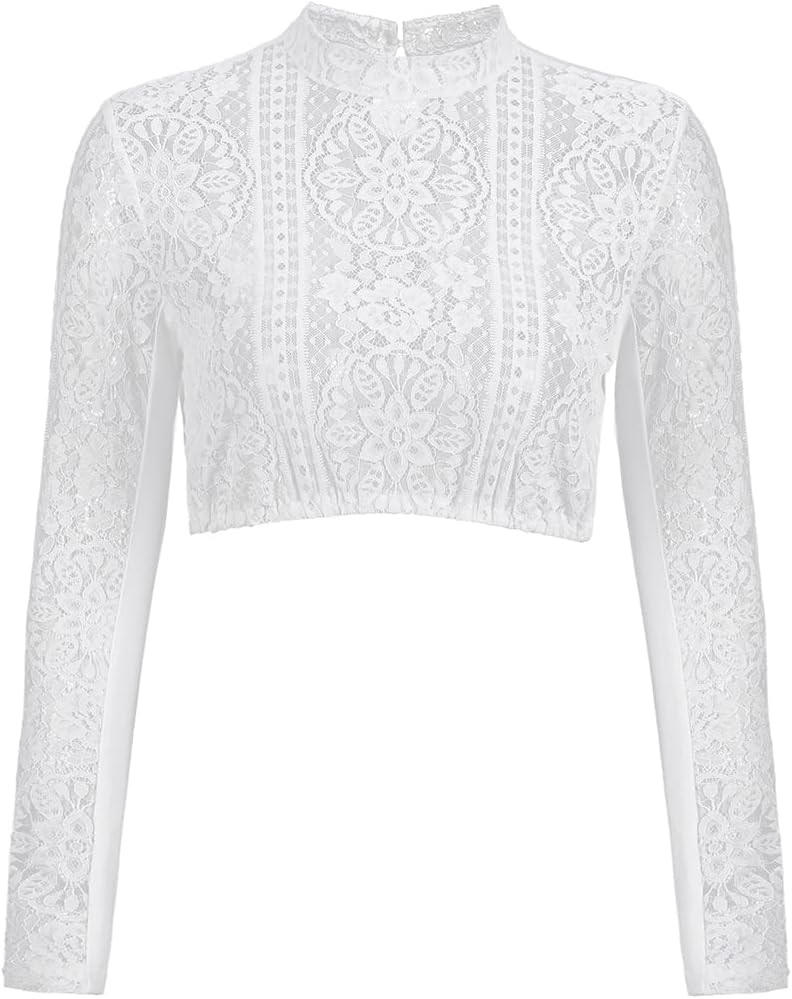 Kelliar Dirndlbluse Damen Trachtenbluse Creme Dirndl Bluse für Bavarian Oktoberfest 34 21jb63--weiss