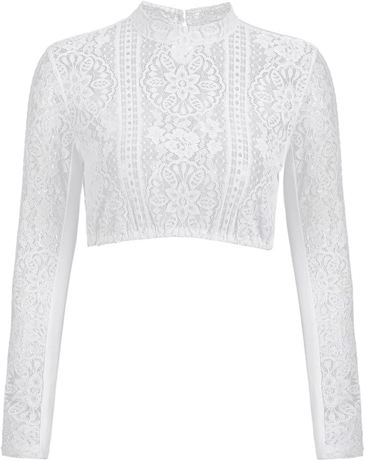 Kelliar Dirndlbluse Damen Trachtenbluse Creme Dirndl Bluse für Bavarian Oktoberfest 34 21jb63--weiss
