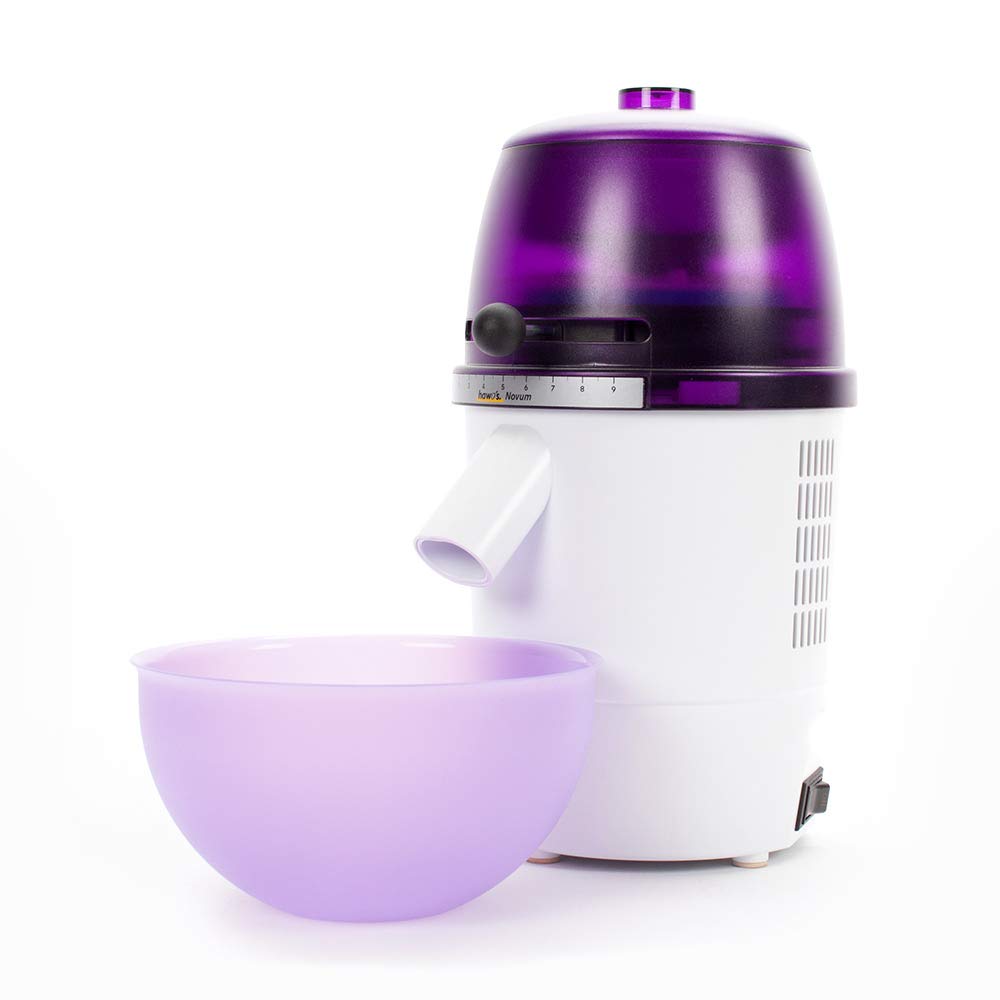hawos Novum (Farbe: Lila) - Elektrische Getreidemühle mit 360W Leistung in Formschönem Makrolon Kuns