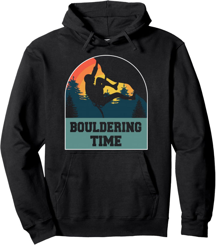 Boulderer Klettern Sport - Boulderhalle Zeit Zum Bouldern Pullover Hoodie