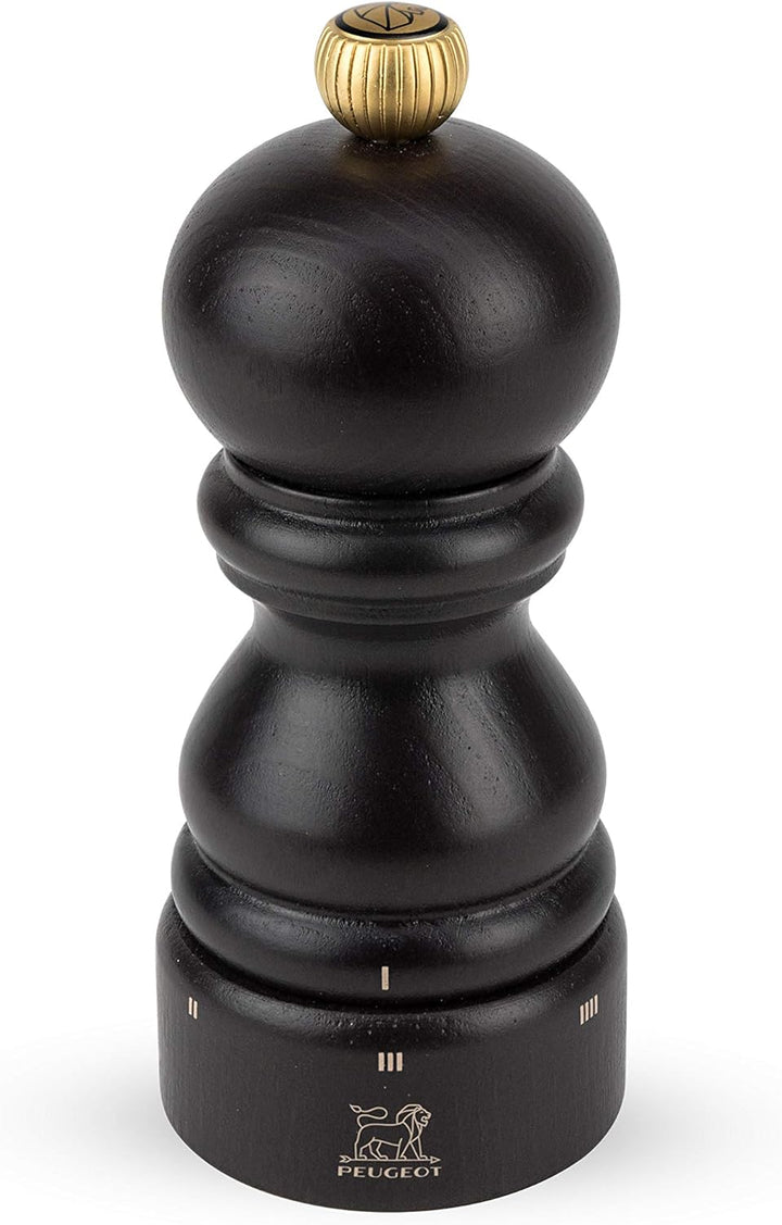 Peugeot Paris Manuelle Pfeffermühle, Mahlgradeinstellung u'Select, Höhe: 12 cm, Holz, Braun, 23447 P